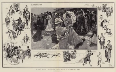 Eine große Gesellschaftsversammlung, Royal Ascot im Krönungsjahr